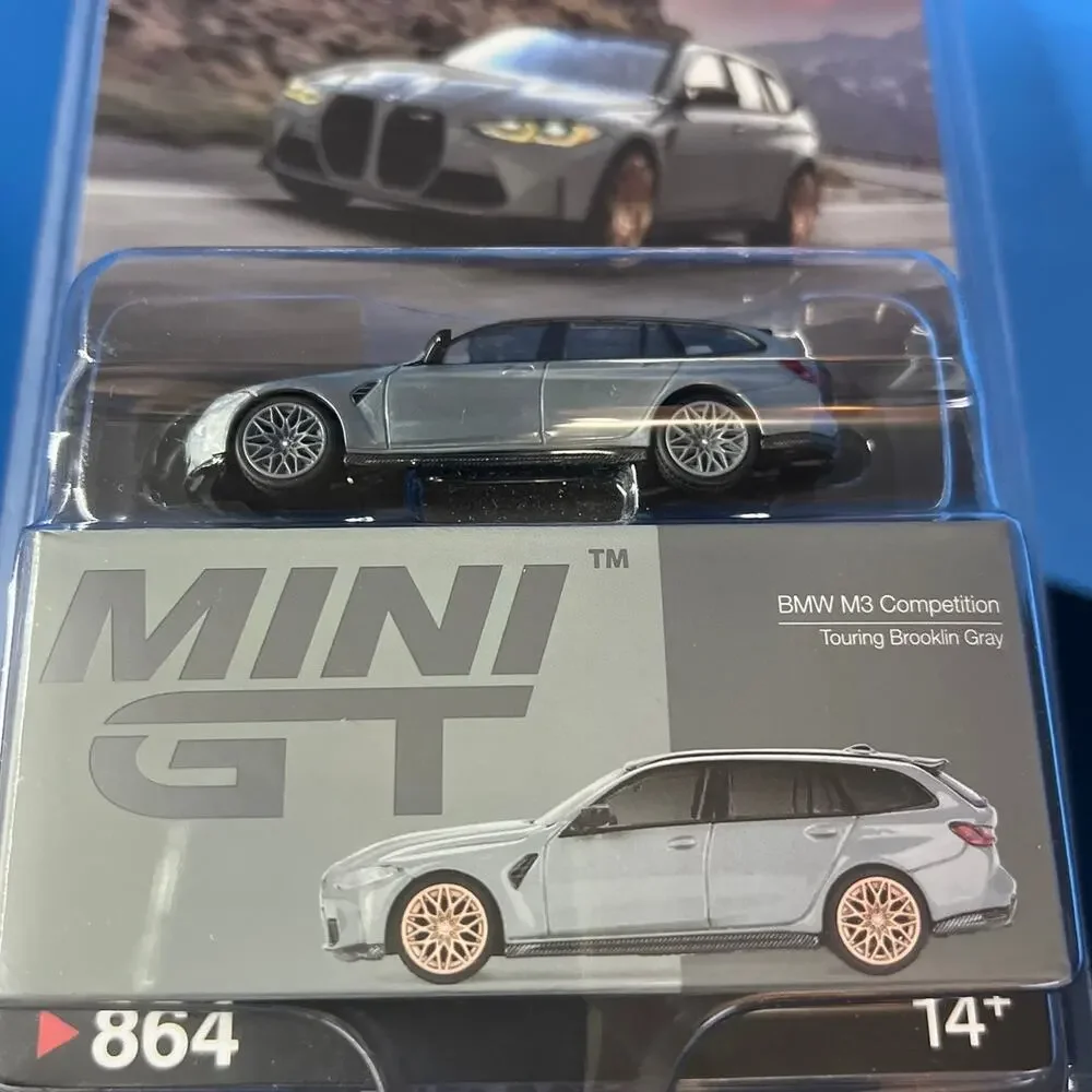 Mini GT BMW M3 Competition Touring Raw Chase #864 1:64 Diecast Rare M3 Wagon